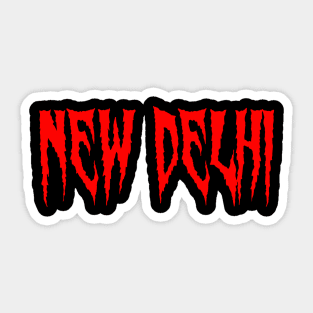 Spooky New Delhi Sticker